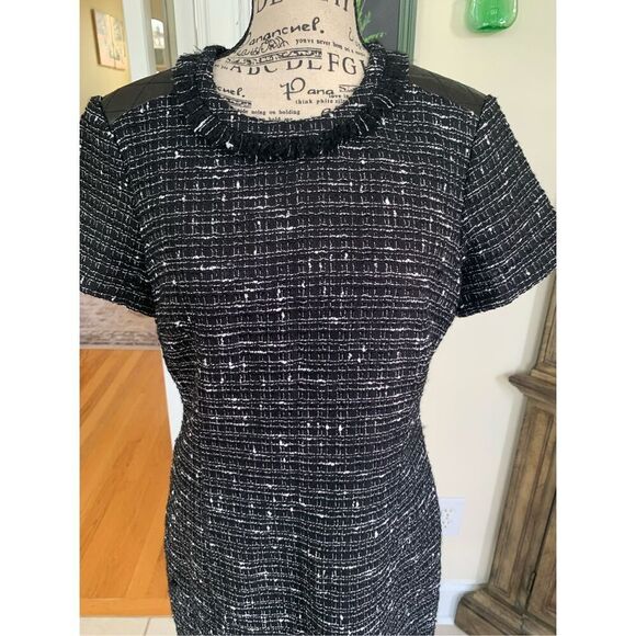 KATE SPADE Wool Blend Woodland Tweed Sheath Dress - Picture 11 of 12